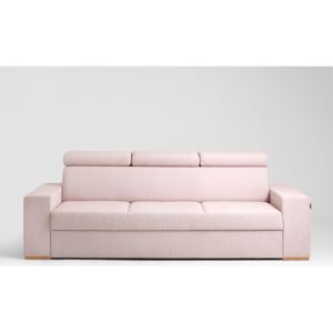 Canapea din material textil roz 3 locuri Atlantica Custom Form