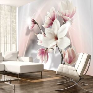 Fototapet Bimago - White magnolias 200x140 cm