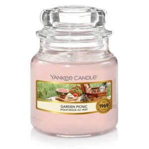 Yankee Candle roz parfumata lumanare Garden Picnic Classic mica