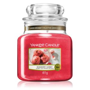 Yankee Candle roz parfumata lumanare Roseberry Sorbet Classic mijlocie
