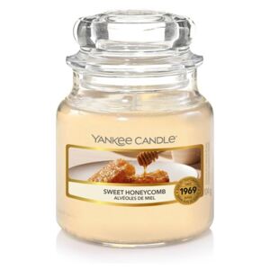 Yankee Candle galbene parfumata lumanare Sweet Honeycomb Classic mica