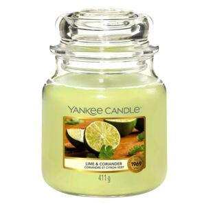 Yankee Candle verzi parfumata lumanare Lime&Coriander Classic mijlocie