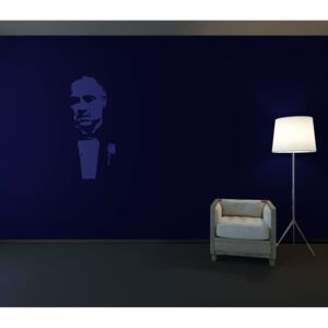 Godfather - autocolant de perete Albastru 30 x 70 cm