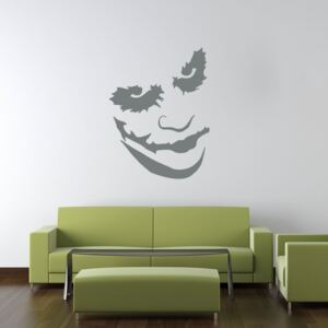 Autocolant de perete GLIX - Joker Gri 35 x 45 cm