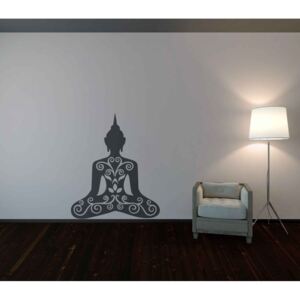 Autocolant de perete GLIX - Meditation Gri 50 x 60 cm