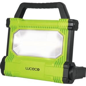 Proiector portabil LED Luceco 30W 2500 lumeni IP54, lumina rece, cu acumulator Li-Ion 6600mAh