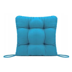 Perna decorativa pentru scaun de bucatarie sau terasa, dimensiuni 40x40cm, culoare Albastru
