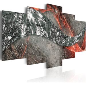 Bimago Tablou - Silver Fire 100x50 cm