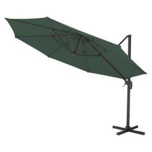 Umbrela gradina/terasa, articulatie, verde, 300 cm