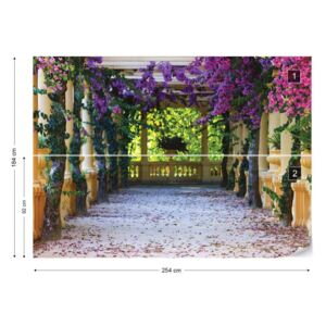 Fototapet GLIX - Beautiful Garden View Papírová tapeta - 254x184 cm