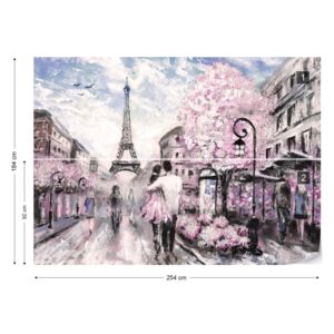 Fototapet GLIX - Paris Street Art Painting Tapet nețesute - 254x184 cm