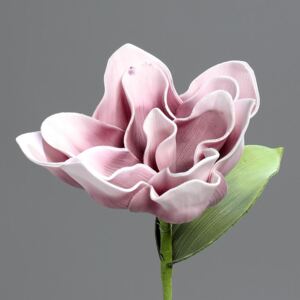 Flori artificiale din spuma alb-roz - 27 cm
