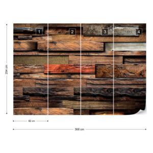 Fototapet GLIX - Wood Texture Tapet nețesute - 368x254 cm