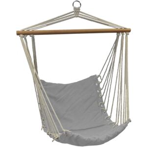 Hamac Brazilian tip Scaun Suspendat pentru Curte sau Gradina, 120kg, 90x50cm, Gri