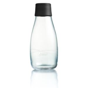 Sticlă cu garanție pe viață ReTap, 300 ml, negru