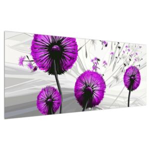 Tablou modern cu păpădii violete (Modern tablou, K015122K12050)