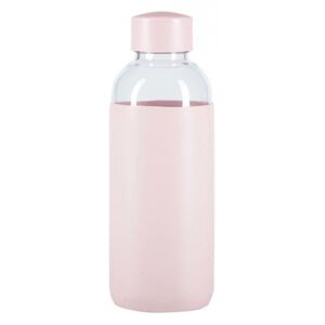 Sticla cu dop roz din plastic 600 ml Zena Bahne