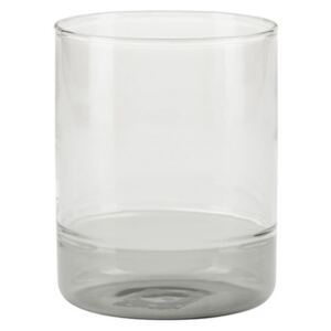 Pahar gri/transparent din sticla 8x10 cm Davis Bahne