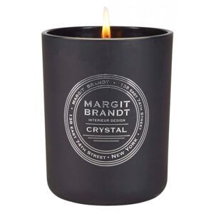 Lumanare parfumata cu suport negru din sticla 13 cm Crystal Margit Brandt