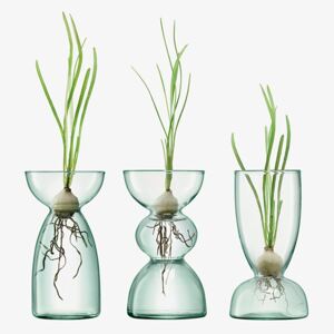 Set de vaze, Canopy, înălţime 13 cm, transparente - LSA International