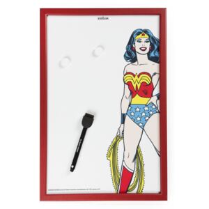 Memo Board cu rama din lemn, l30xH45 cm, Superhero Wonder Woman