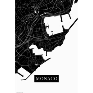 Artă fotografică Monaco black, POSTERS