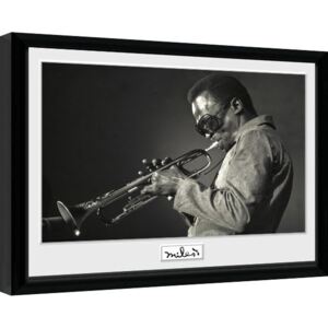 Afiș înrămat Miles Davis - Portrait