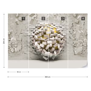 Fototapet GLIX - Adult Modern 3D 3 + adeziv GRATUIT Tapet nețesute - 368x254 cm