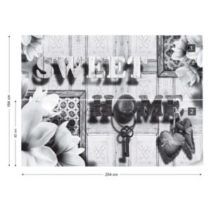 Fototapet GLIX - Sweet Home Vintage Chic + adeziv GRATUIT Tapet nețesute - 254x184 cm
