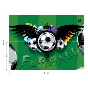 Fototapet GLIX - Football Papírová tapeta - 254x184 cm