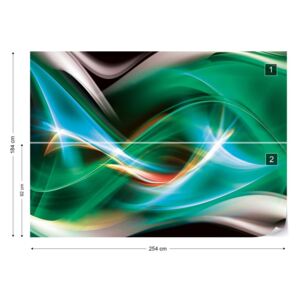 Fototapet GLIX - Abstract Flow 2 + adeziv GRATUIT Tapet nețesute - 254x184 cm
