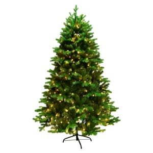 Brad de Crăciun de calitate 3D FULL, cu lumini, verde, 180 cm, LED 300, CHRISTMAS TYP 6