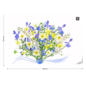 Fototapet GLIX - Spring Bouquet Tapet nețesute - 104x70 cm