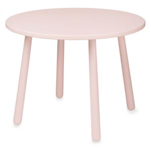 Masa roz din MDF si lemn pentru copii 60 cm Heart Blossom Pink Cam Cam