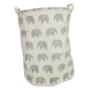 Cos pentru depozitare Grey Elephants 36 cm - Gri