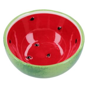 Bol din ceramică 14cm Watermelon - Rosu/Verde