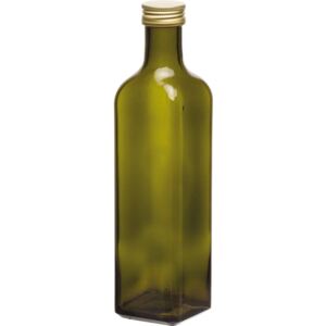 Sticlă pentru alcool Marasca 1 l, cu capac cu filet, verde