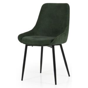 Set de 2 scaune tapitate Mankato, Verde, 85 x 48 x 55 cm