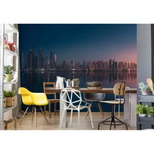 Fototapet GLIX - Dubai Marina Skyline + adeziv GRATUIT Tapet nețesute - 104x70 cm