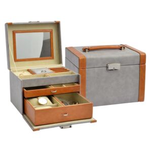 Cutii de bijuterii JK Box SP-8070/A3/A7 gri