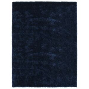 Covor cu fir lung, albastru, 80 x 150 cm