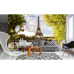Foto tapet 3D Siene Paris, Dimex, 5 fâșii, 375 x 250cm