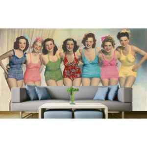 Foto tapet 3D Charming Ladies, Dimex, 5 fâșii, 375 x 250cm