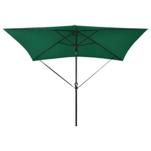 Set de benzi protecție vânt pentru umbrela de soare, negru, PP