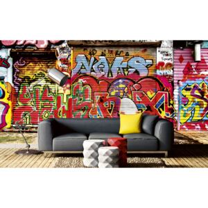 Foto tapet 3D Graffiti Street, Dimex, 5 fâșii, 375 x 250cm