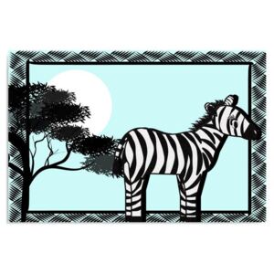 Tablou CARO - Zebra 5 100x70 cm