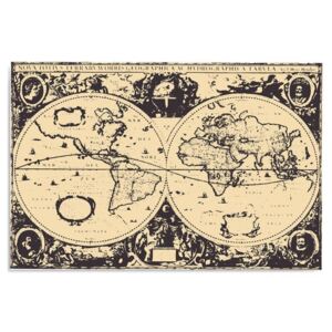 Tablou CARO - Vintage World Map 50x40 cm