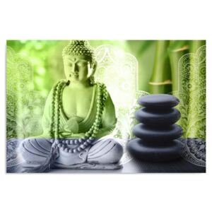 Tablou CARO - Buddha And Stones 40x30 cm