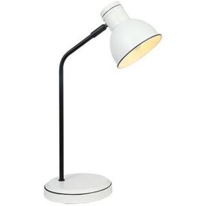 Lampa de birou 1xE14 alb negru Zumba Candellux 41-72078
