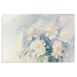 Tablou CARO - White Flowers 3 50x40 cm